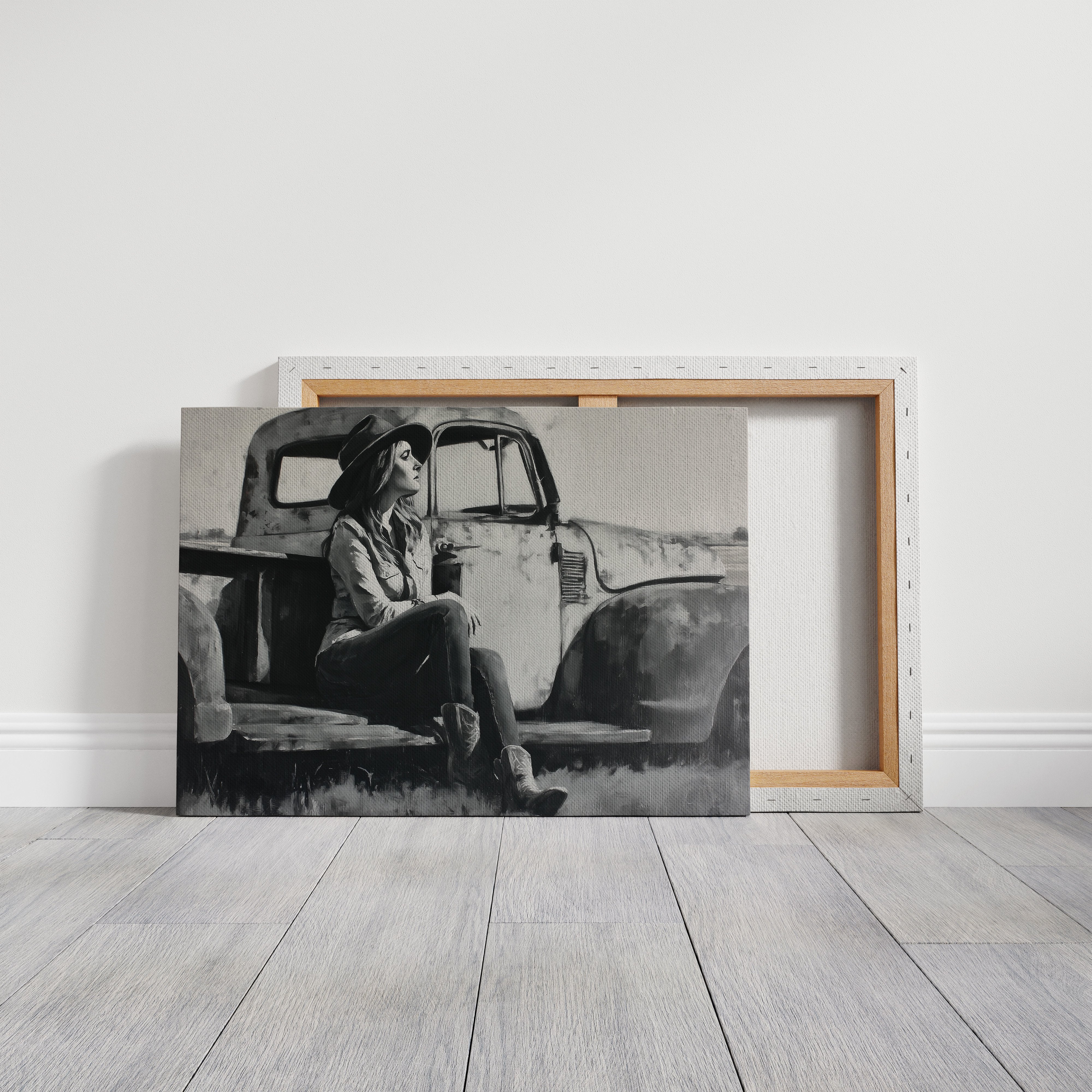Vintage Soul On Pickup Tailgate