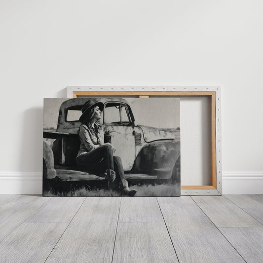 Vintage Soul On Pickup Tailgate