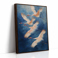 Dancing Cranes Paint The Sky