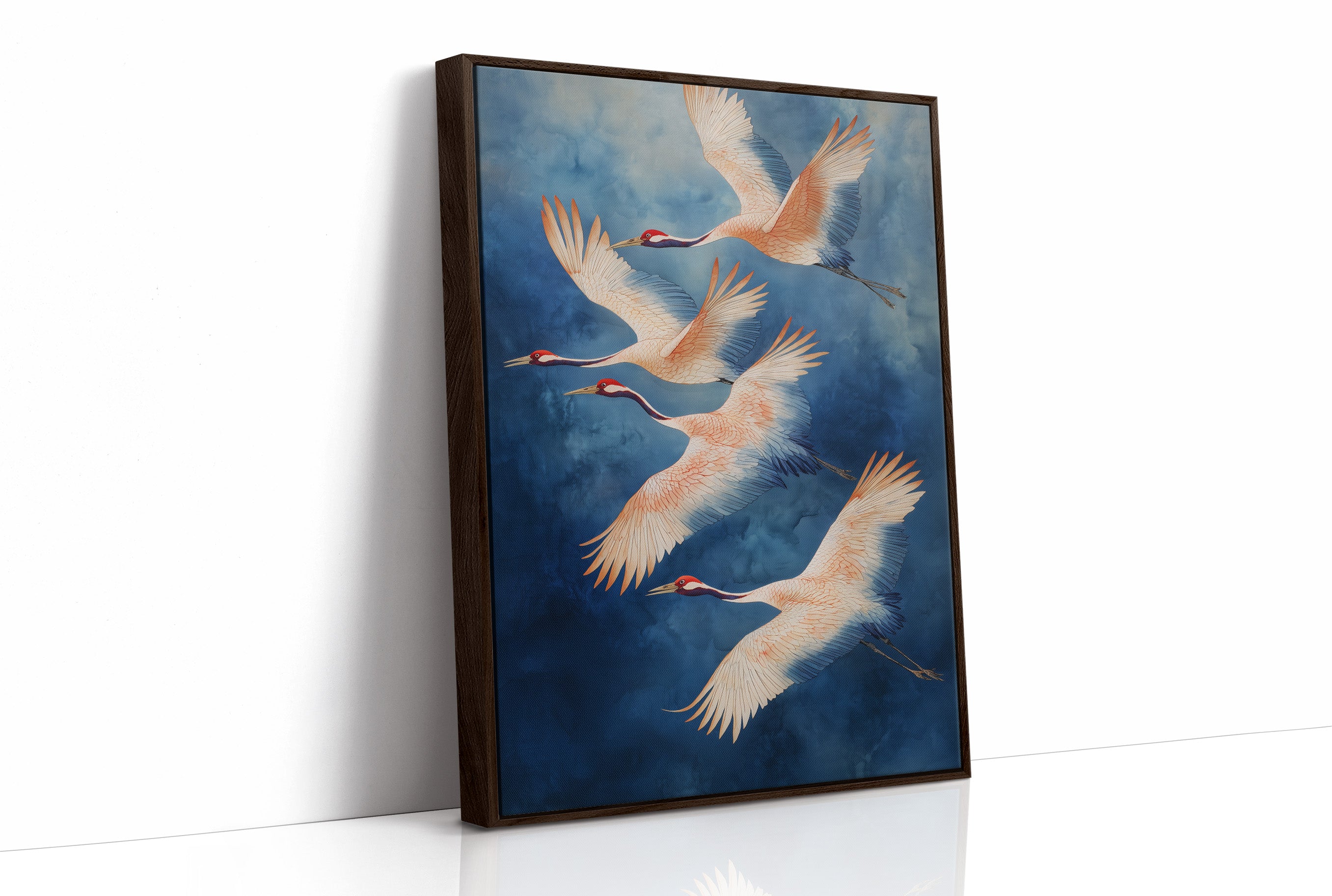 Dancing Cranes Paint The Sky