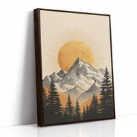 Golden Peaks Above The Bar