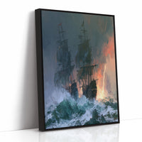 Ship Weathering the Storm
