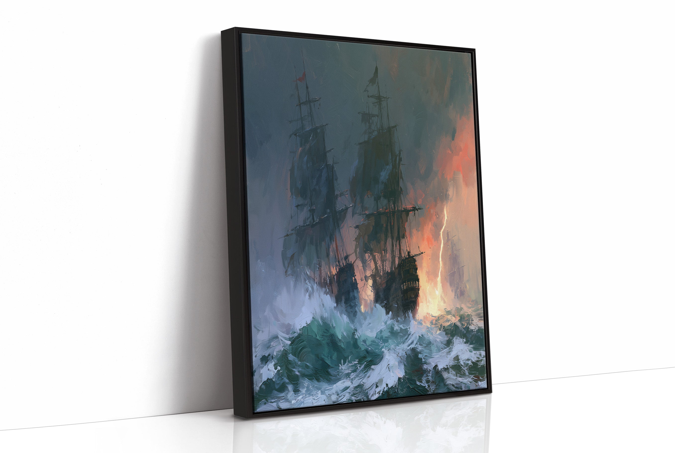Ship Weathering the Storm