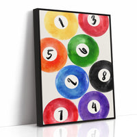 Lucky Numbers Dance In Watercolor