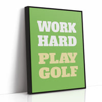 Life Balances On Green Fairways