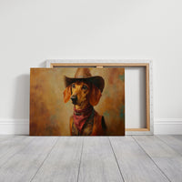 Dachshund Wears The Sunset Trail