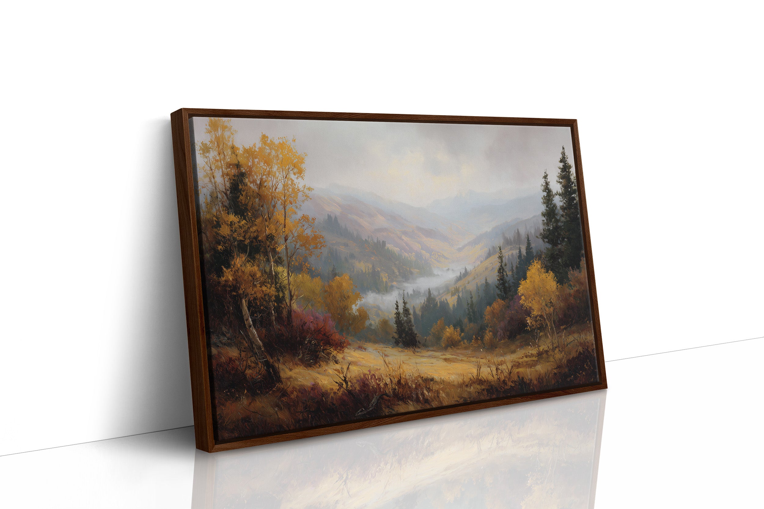 Autumn Valley Between Leather Spines