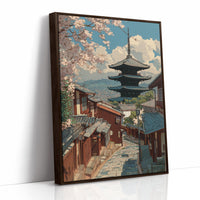 Cherry Blossoms Crown Ancient Streets