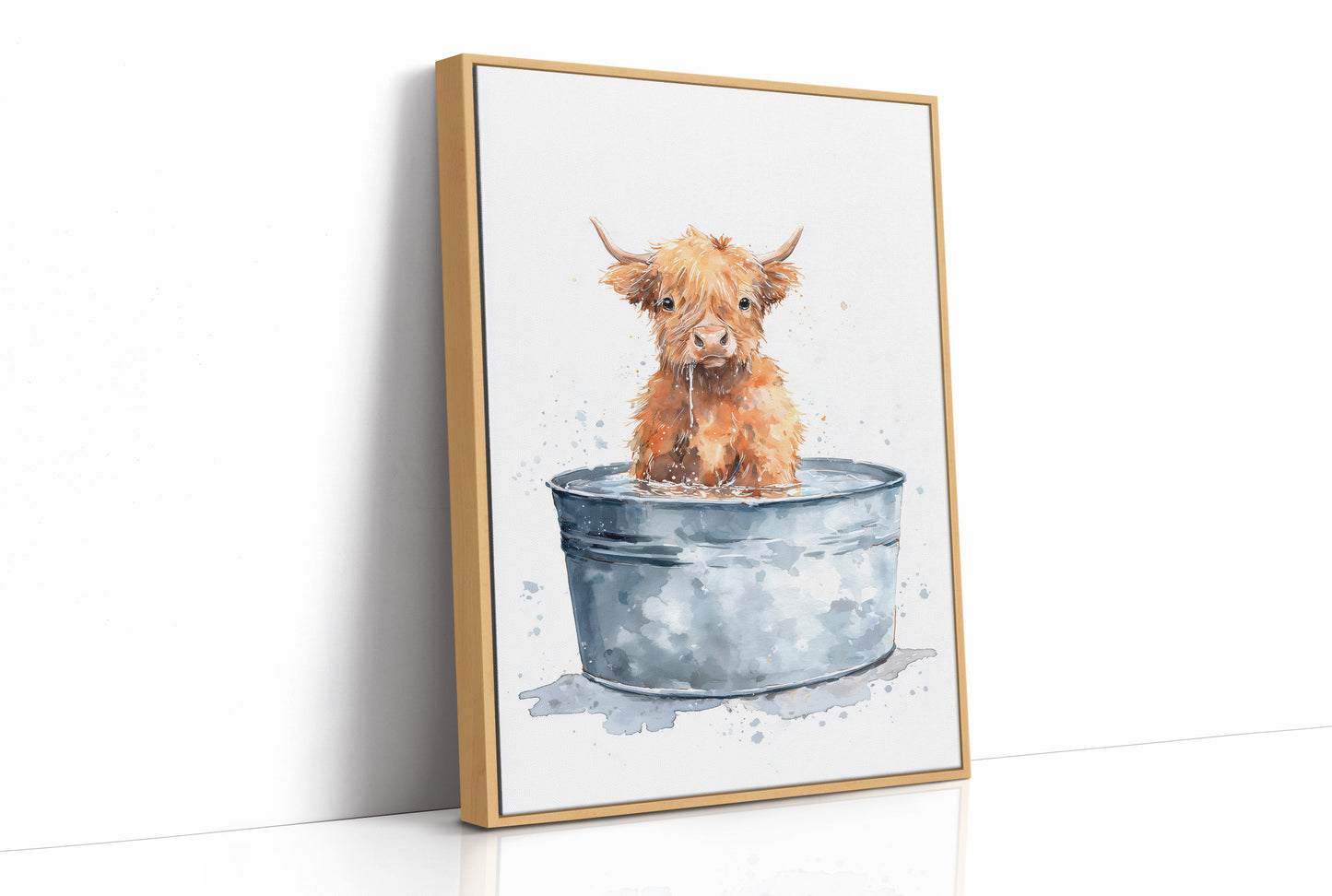 Little Highland in a Tin Bath