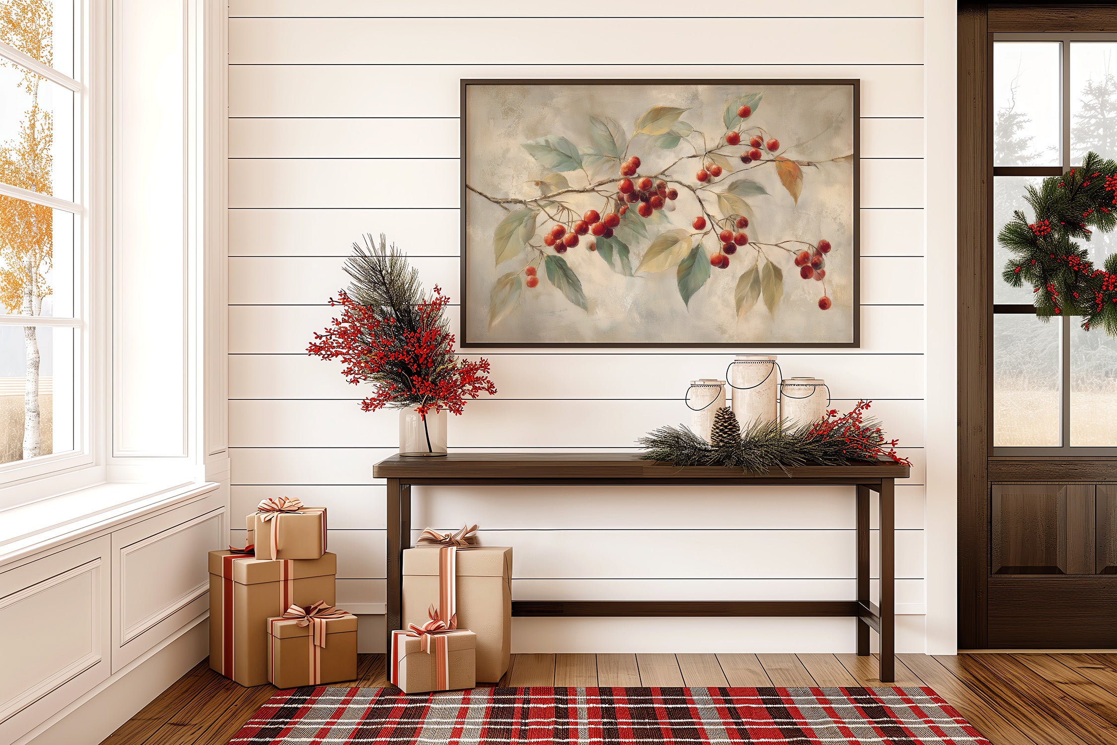 Winter Berries Paint December's Song