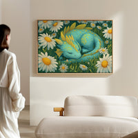 Daisy Dragon Dreams In Spring