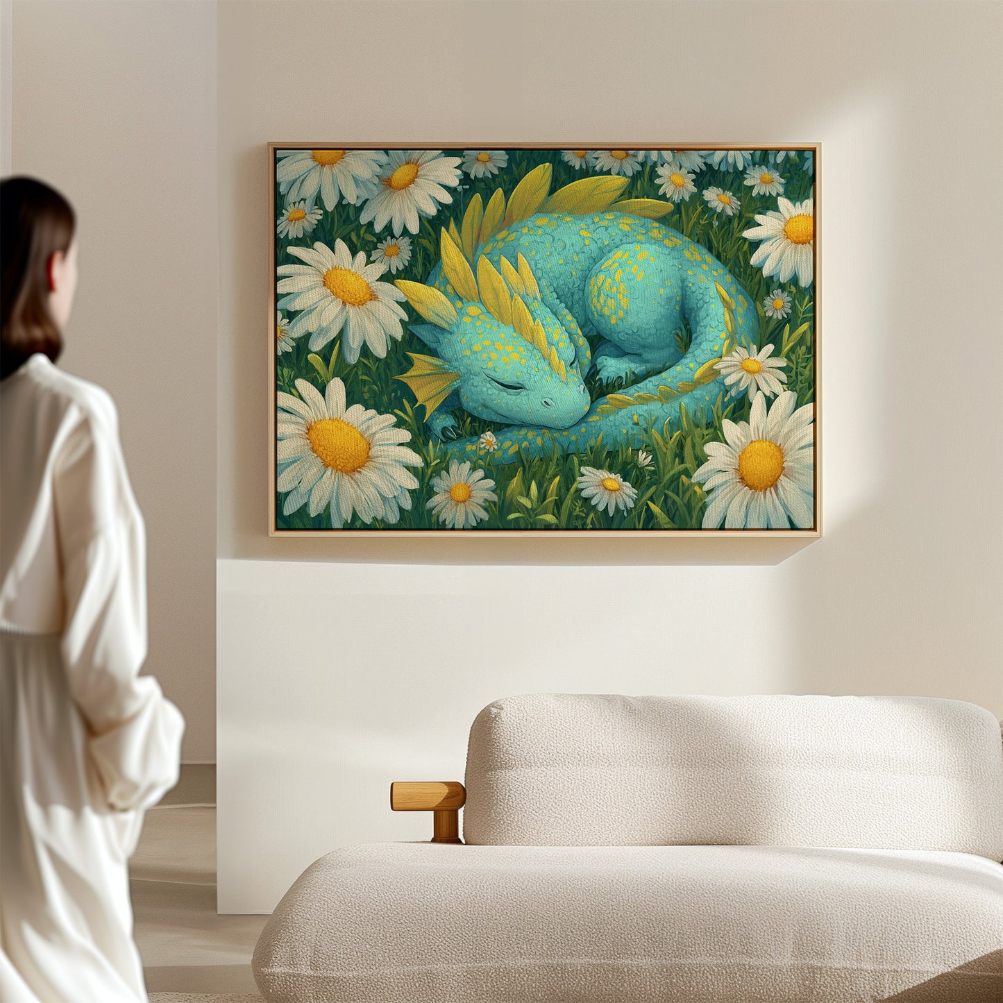 Daisy Dragon Dreams In Spring