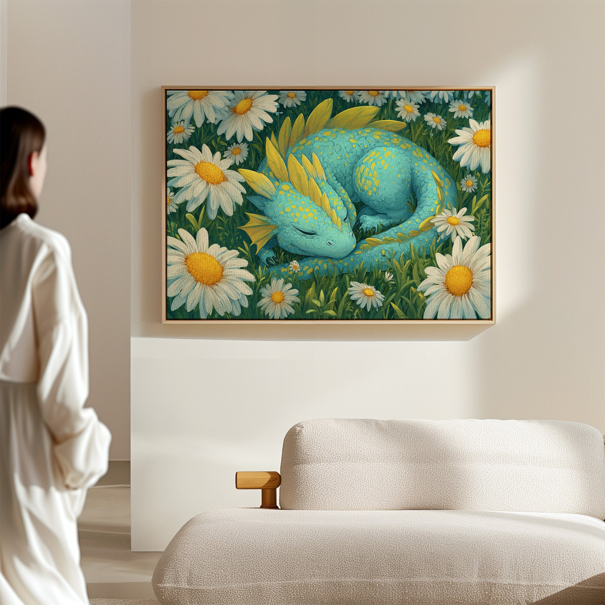 Daisy Dragon Dreams In Spring