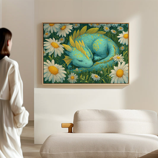 Daisy Dragon Dreams In Spring