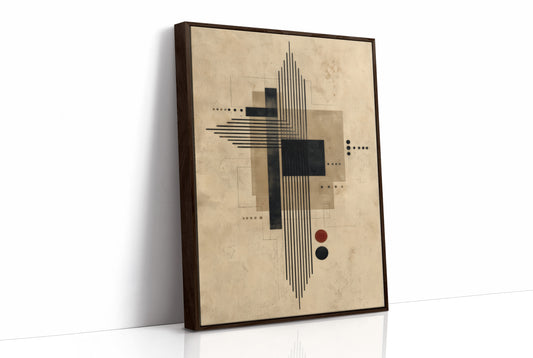 Lines Dance In Modernist Light