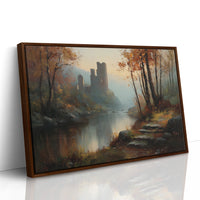 Autumn Castle By Misty Waters