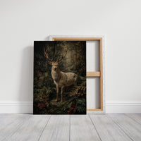 Noble Stag Among Ancient Ferns