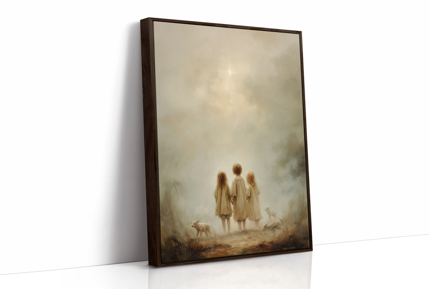 Innocent Wanderers Beneath Celestial Light