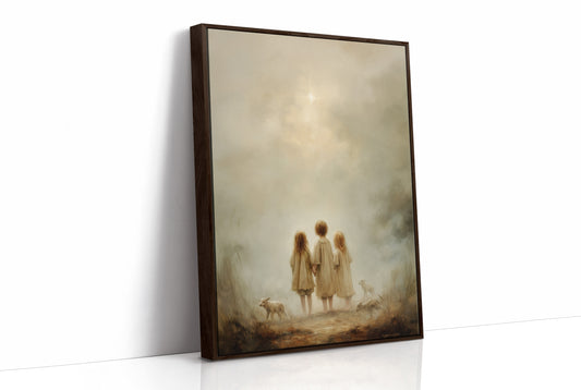 Innocent Wanderers Beneath Celestial Light
