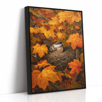 Maple Leaves Shield Chickadee's Rest