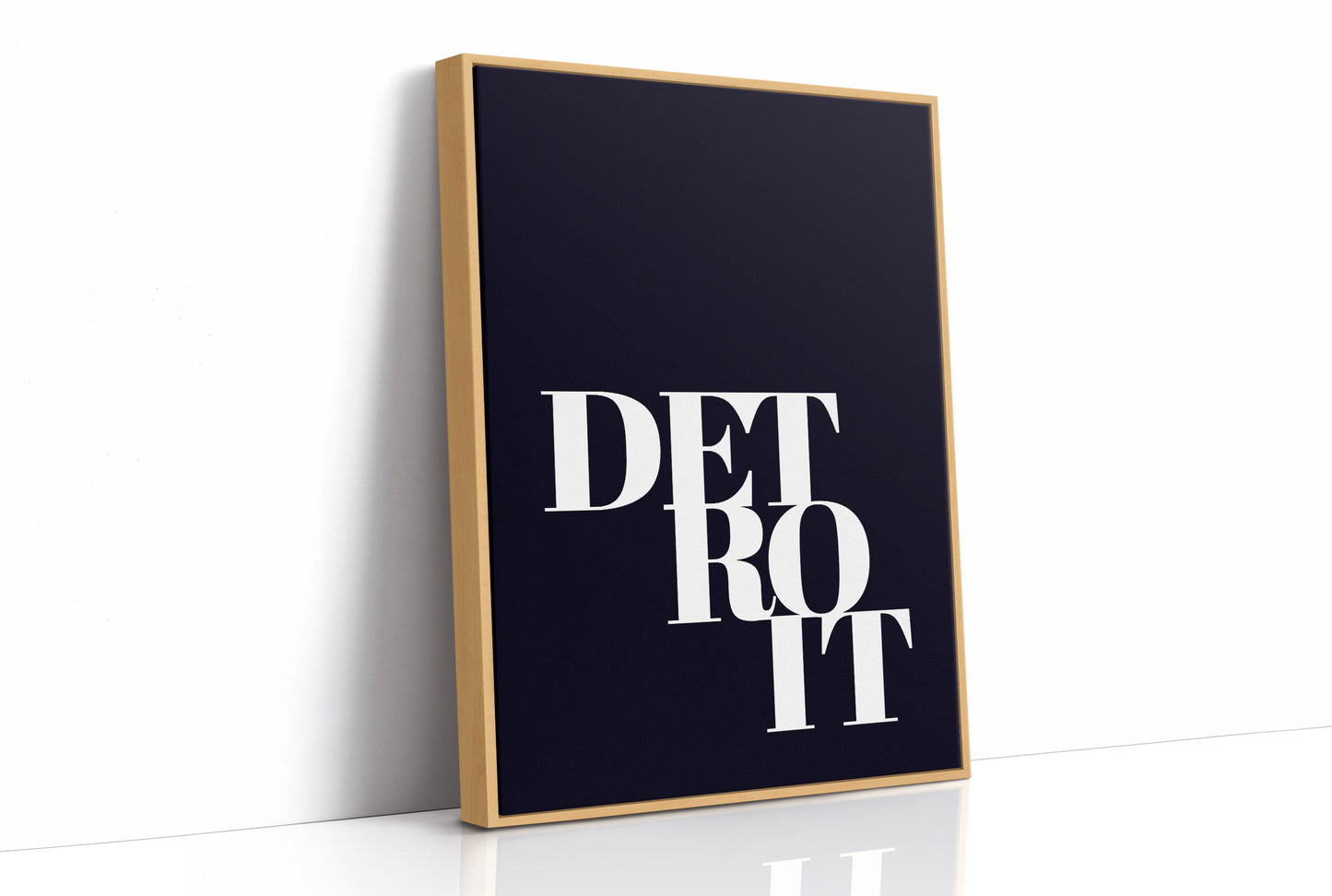 Detroit Bold Typography Print