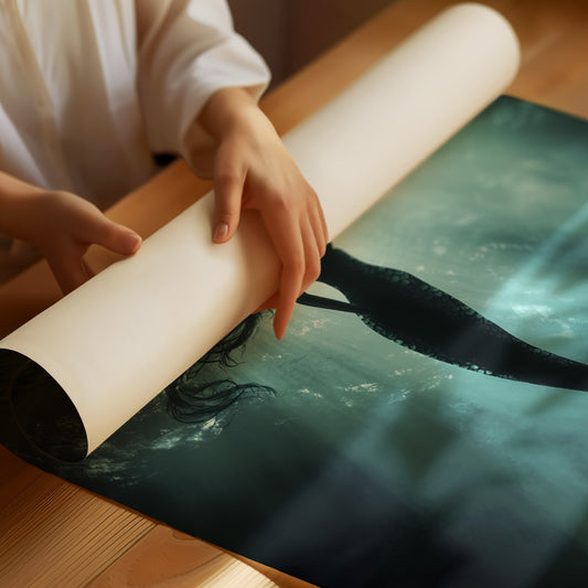 Dancer Beneath the Moonlit Waves