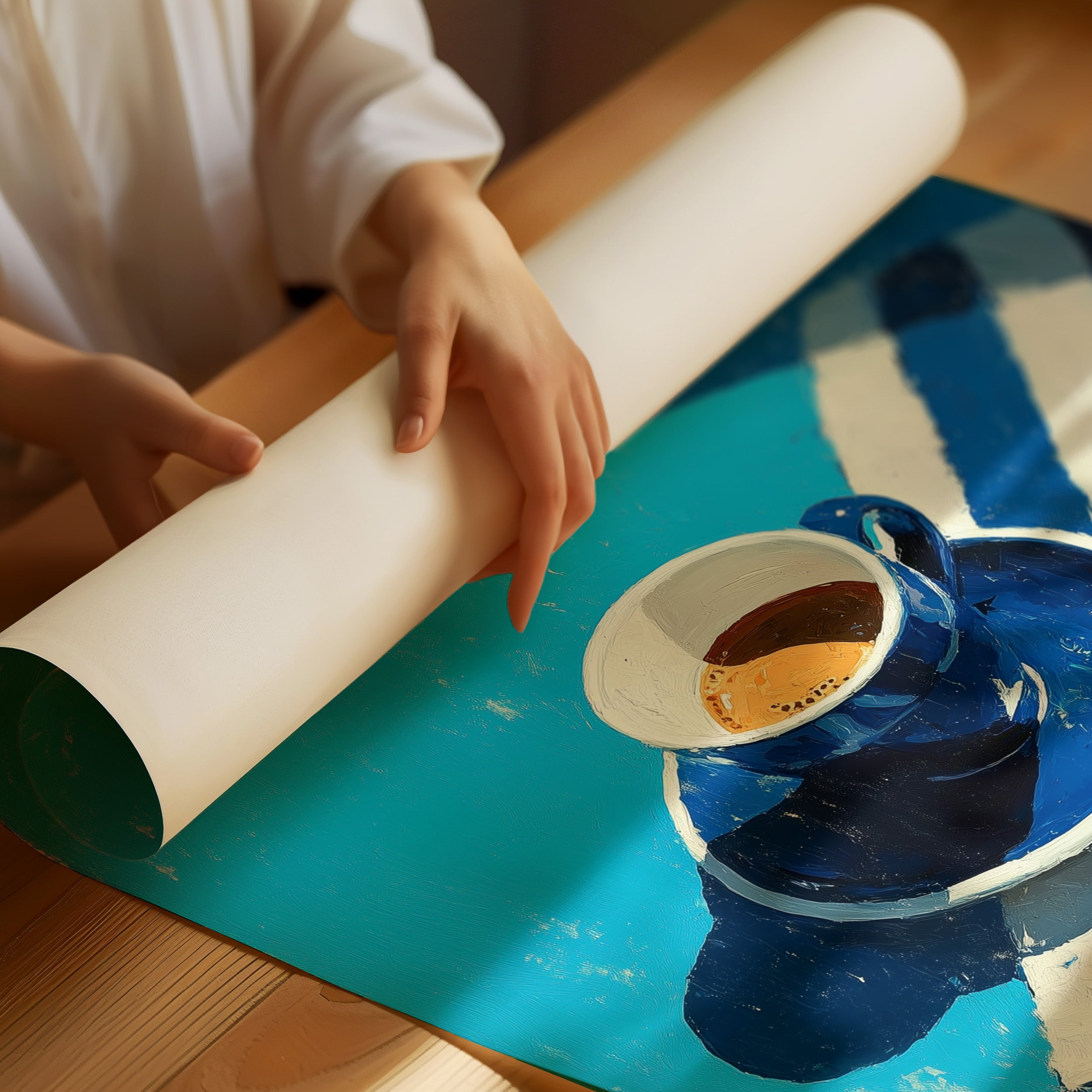 Espresso and Stripes