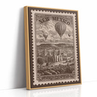 New Mexico Vintage Travel Stamp