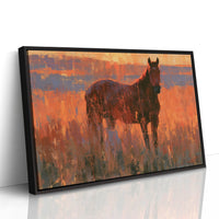 Horse Facing The Blaze