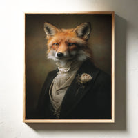 Regal Fox in Formal Attire