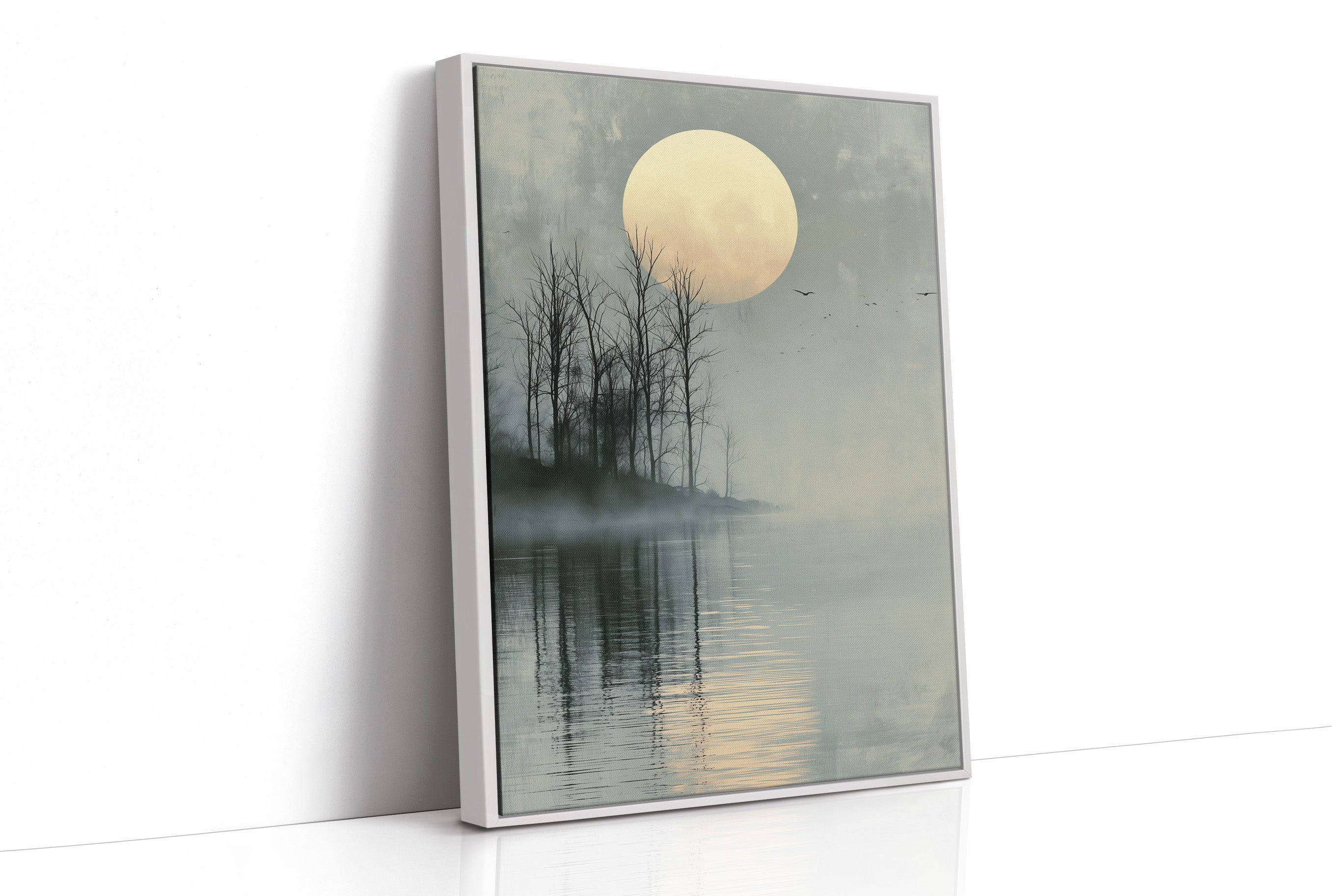 Bare Trees, Wide Water Moon