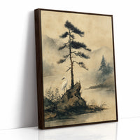 Lone Pine Guards Misty Waters