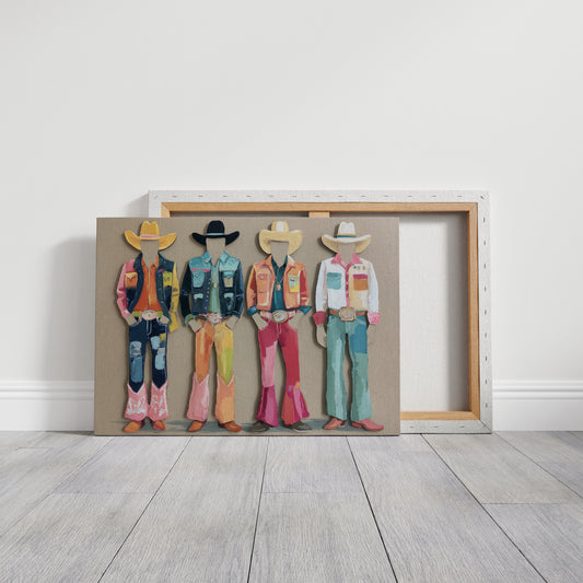 Rhinestone Cowboys Paint Pastel Days