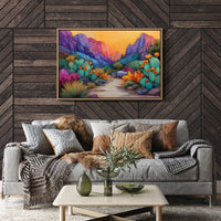 Cactus Blooms Paint Desert Rainbows