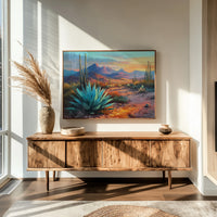 Blue Agave Greets Desert Dawn