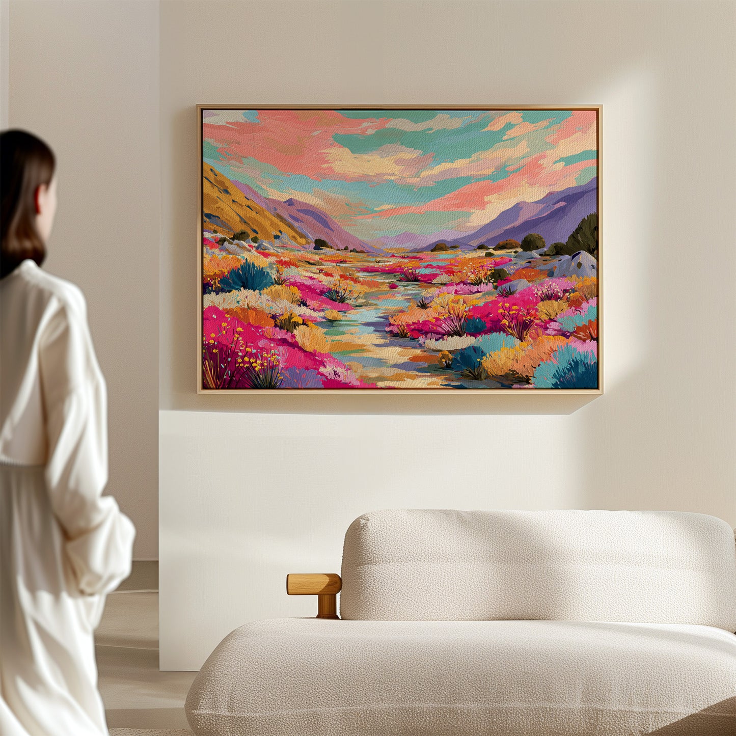 Desert Stream Paints Wild Gardens