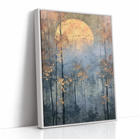 Autumn Gold Beneath the Harvest Moon