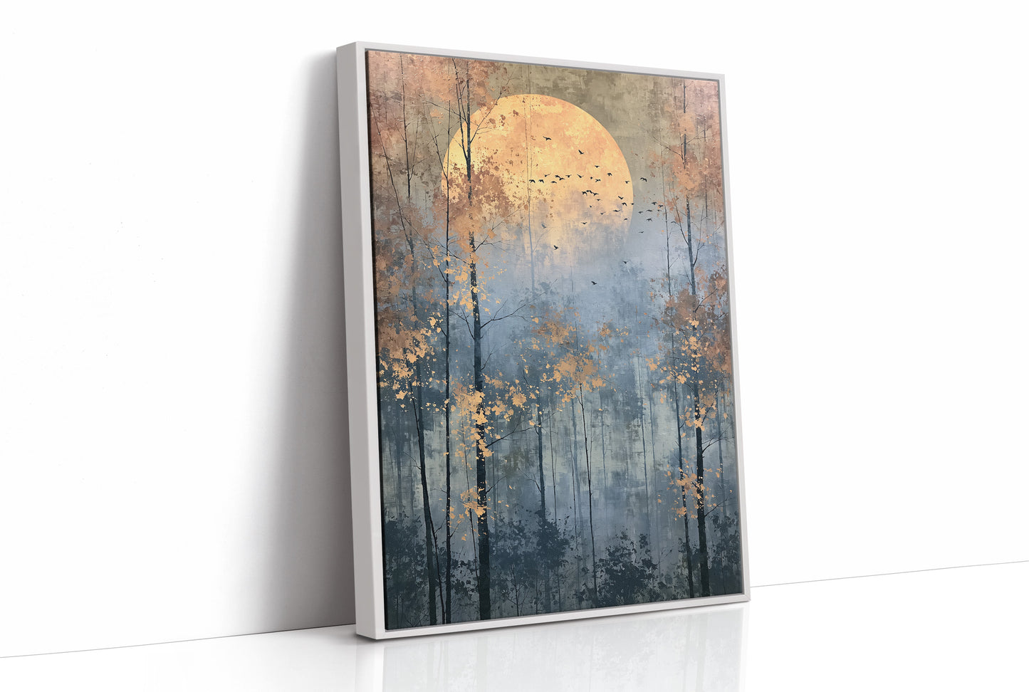 Autumn Gold Beneath the Harvest Moon