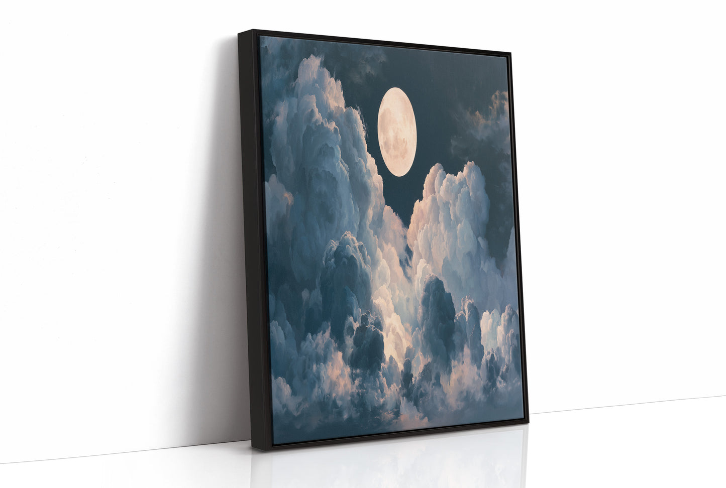Full Moon Above the Clouds