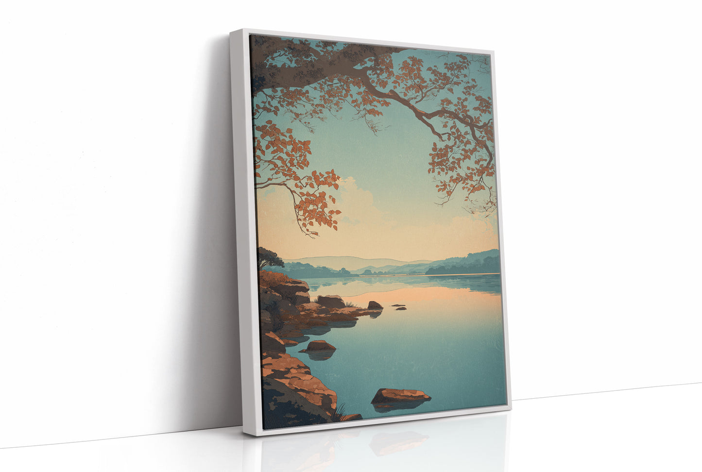 When October Leaned Over Water