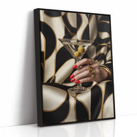 Gilded Elegance: Martini Moment