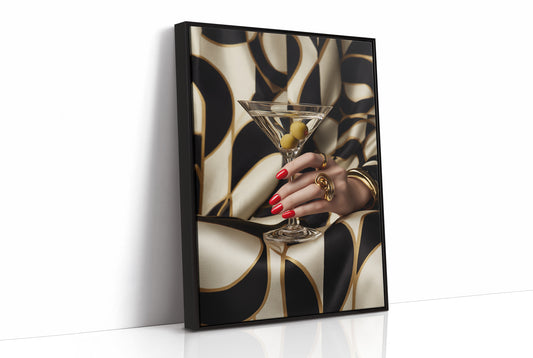 Gilded Elegance: Martini Moment