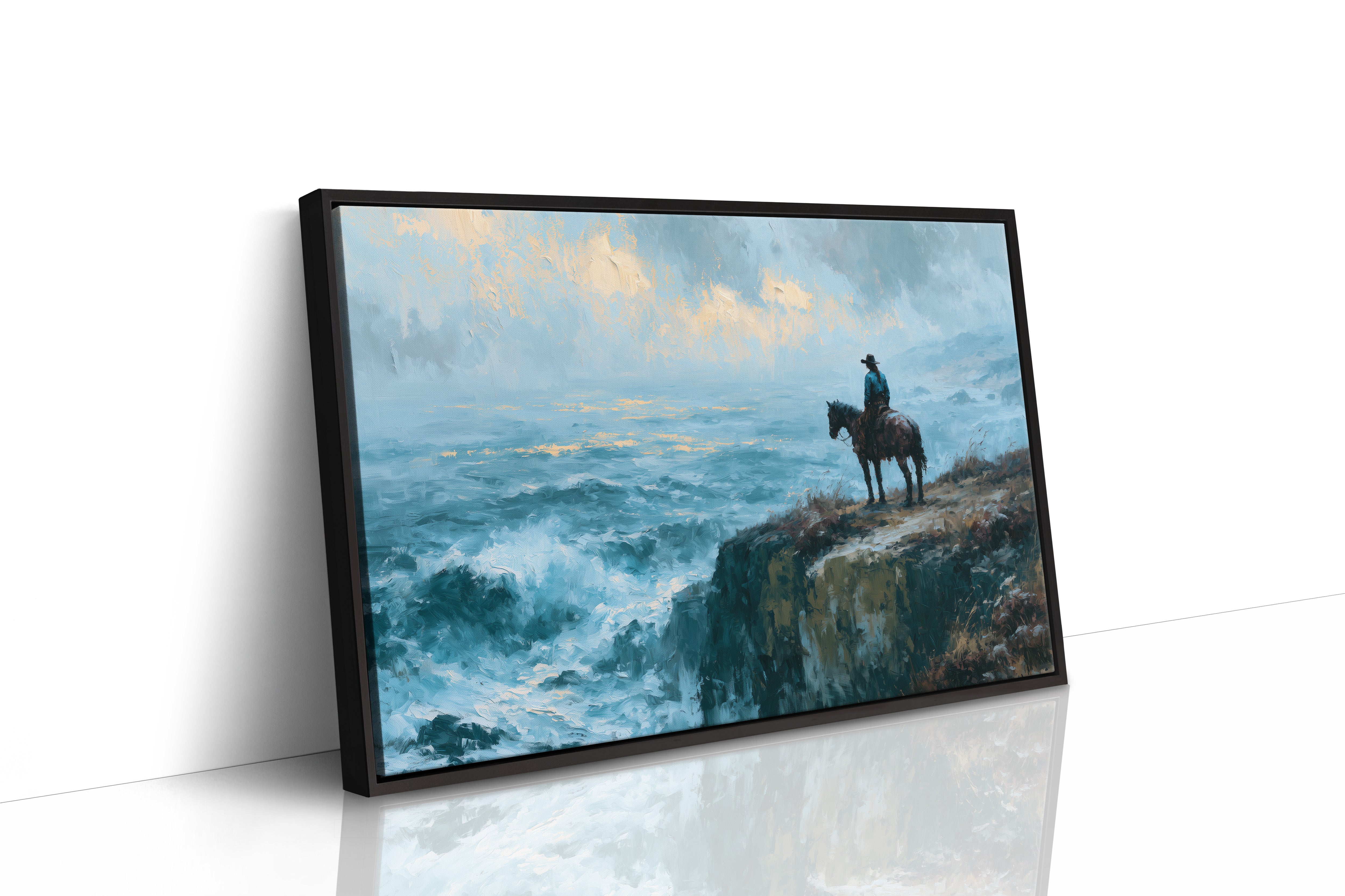 Cliffside Cowgirl at Sea's Edge