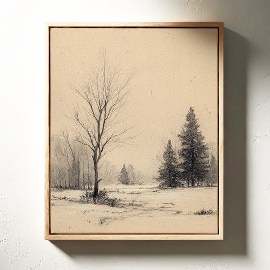 When Silence Paints the Frost