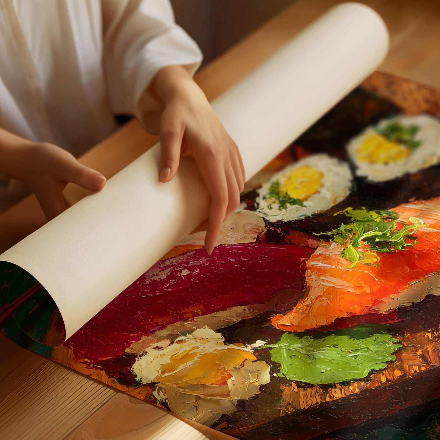 Sushi in Impasto