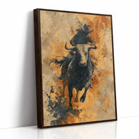 Bull Out of the Dust Storm