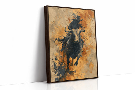 Bull Out of the Dust Storm