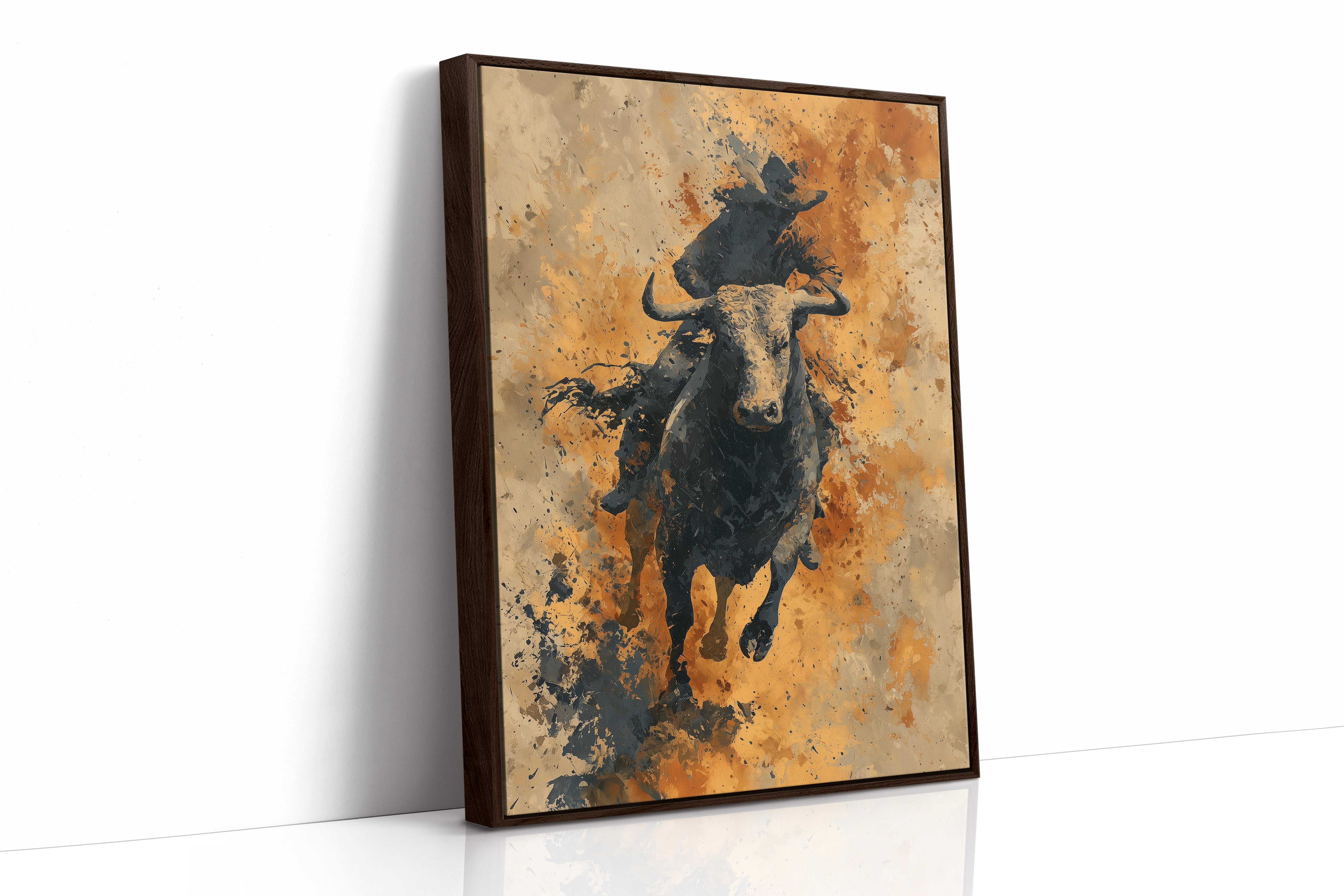Bull Out of the Dust Storm