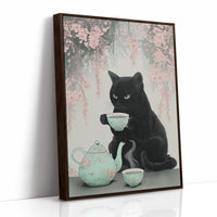Black Cat's Cherry Blossom Tea Time