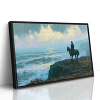 Cowboy's Watch Over the Waves